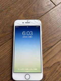 Apple iPhone 8 64GB シルバー 本体　画面割れ Apple iPhone 8 シルバー 本体 64GB ソフトバンク - メルカリ