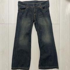 goa 00s Y2K ブーツカット デニムパンツ フレア ダメージ加工 美品 goa 00s Y2K ブーツカットデニム ダメージ加工 フリンジ