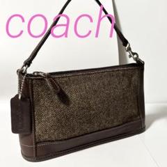 COACH オールドコーチ アクセサリーポーチ レザー ダークブラウン 571 2025年最新】オールドコーチポーチの人気アイテム - メルカリ