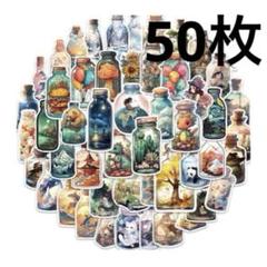 50ピース World in The Bottle ステッカー 美的風景 漫画