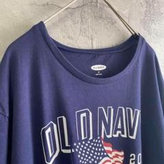 オールドネイビー 古着 アメリカ輸入 星条旗 国旗 Tシャツ 半袖 XLサイズ
