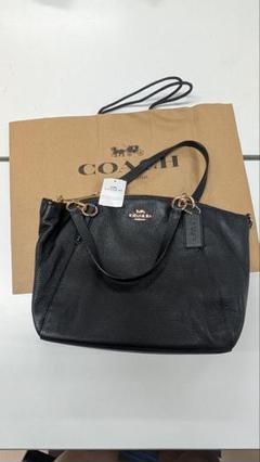 COACH ブラックレザー バッグ