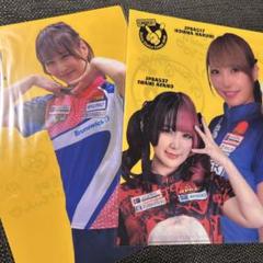 女子プロボウラー”クリアファイル＋メッセージカード”セット 2025年最新】女子ボウラーの人気アイテム - メルカリ