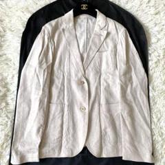 【美品✨】LARDINI リネン混 テーラードジャケット アイボリー 40 美品✨】LARDINI リネン混 テーラードジャケット アイボリー 40