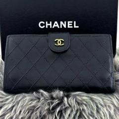 美品✨CHANEL シャネル ビコローレ がま口 長財布 ココマーク 黒 極美品✨】シャネル 長財布 ビコローレ がま口 黒 - メルカリ