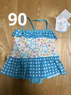 新品未使用タグ付き　ベビー水着　女の子　90