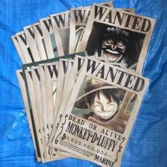 ONE　PIECE　ワンピース　手配書ポスター　海軍発行 公式手配書