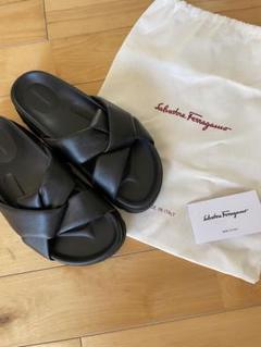 ゆ*ぺ様 ○Ferragamo○ミュールサンダルALUDRA55黒