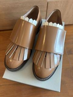 Marni フリンジリボン厚底ローファー　37 Marni フリンジリボン厚底ローファー37