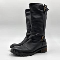 訳有り！FENDI ブラック スエード ブーティ 22.5