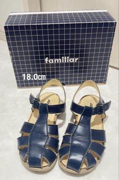 familiar サンダル ネイビー 19.0 新品未使用 タグ付き - メルカリ