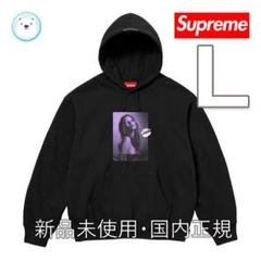 M*U様 Supreme ケイト・モス ブラック L Kate Moss Hooded Sweatshirt | Supreme 24fw