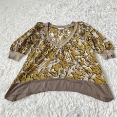 ガリャルダガランテ 花柄 Vネック GALLARDAGALANTE ブラウス