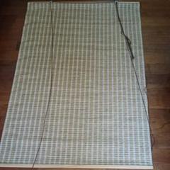 麻 ロールアップスクリーン ナチュラル 幅88×高さ110cm