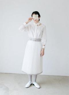 ritsuko karita シアー　Tシャツ　アシンメトリー　リツコカリタ 未使用タグ付き ritsuko karita「羊文学」コラボ シアースリーブ