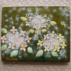 油絵 花の絵 「星屑の花（神秘）」F3号 （匿名配送） 油絵 「星屑の花（神秘）ラメ入り」F3号 （匿名配送） - メルカリ