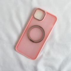 ★iPhone 15 Plus ケース ピンク magsafe対応 スタンド