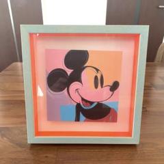 【傷なし良品】ミッキーマウス額縁入り絵画のサムネイル