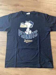 オリックスバファローズPEANUTS スヌーピーコラボTシャツ M ネイビー
