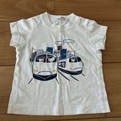 familiar 電車デザイン Tシャツ 80