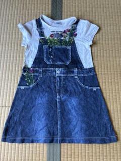 Anna sui mini 転写プリントワンピース120