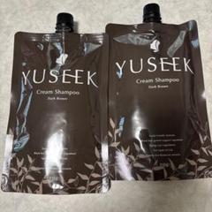 YUSEEK Cream Shampoo ダークブラウン 350g 2個セット - メルカリ