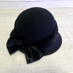【Fi.n.t】ベロアリボンクラシカルボーラーハット/F&A(black)のサムネイル