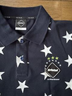 amdF.C.Real Bristol ブリストル ビッグロゴ ポロシャツ F.C.Real Bristol エフシーレアルブリストル 19SS BORDER BIG