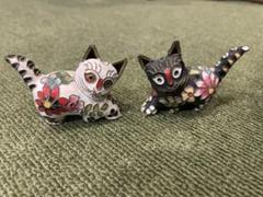 中国 古美術 七宝焼 猫の置物 ⭐︎MAX価格 中国 古美術 七宝焼 猫の置物 ⭐︎MAX価格在庫 処分 セール 通販