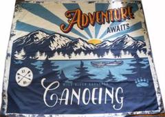 ADVENTURE AWAITS タペストリー ラグ