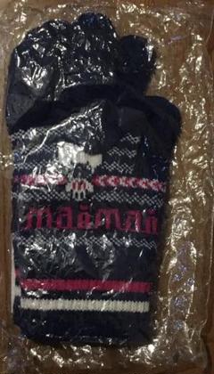 maimaiプレミアムスマホ対応手袋 〜まいまいちゃん編み込んでみました~ maimaiプレミアムスマホ対応手袋 〜まいまいちゃん編み込んでみ