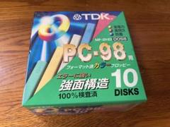 TDK MF-2HD 3.5型 強面構造 カラー フロッピー 10DISKS
