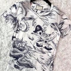 超希少✨グッチ ディズニーコラボ ドナルドダック Tシャツ 白 GUCCI】グッチ ディズニーコラボ ドナルドダック Tシャツ 白