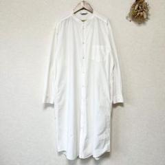 定価6.5万 ARTS&SCIENCE ノーカラーロングシャツワンピース