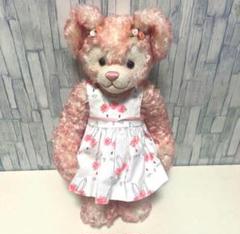 ぬいぐるみ　作家　うさぎ　テディラビット　アーティストベア　テディベア ベーシッククラスで作るぬいぐるみ ①白うさぎさん 可愛いテディ