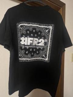 FR2 ペイズリー柄 Tシャツ 黒 Mサイズ