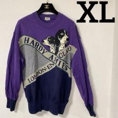 ■HARDY AMIES ニット セーター 犬 アイスホッケー 刺繍 黒赤 3L Amazon.co.jp: HARDY AMIES LONDON SPORT 3Dニット M メンズ