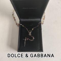 ドルチェ＆ガッバーナクロスコインネックレス BJ0494DOLCE&GABBAN DOLCE&GABBANA ドルチェ＆ガッバーナ コインクロス ネックレス