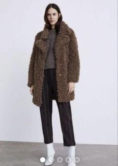 ZARA テディベア ファーコート レディーステディコート | ZARA 日本
