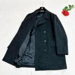美品　希少　23区 HOMME 最高級カシミヤ混　チェスター　コート　グレー 美品 希少 23区 HOMME 最高級カシミヤ混 チェスター コート