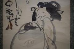 不詳/作者不詳/美人画賛/布袋屋掛軸HJ-782 不詳/作者不詳/美人画賛/布袋屋掛軸HJ-782 - メルカリ