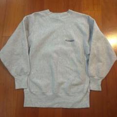 Championリバースウィーブ 白プリント 90s 前期トリコ刺繍タグUSA製 素晴らしい品質 Champion - チャンピオン 90s リバースウィーブ