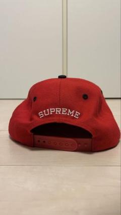シュプリームキャップSupreme帽子Striped5Panelブラックレッド