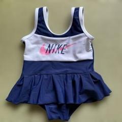 Nike 女の子用 ワンピース水着 ネイビー
