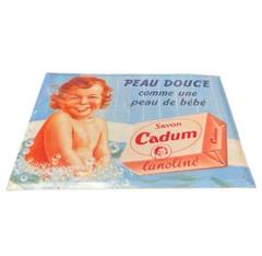 希少 ヴィンテージ Savon Cadum 石鹸 ブリキ看板 1958年 希少 ヴィンテージ Savon Cadum 石鹸 ブリキ看板 1958年 - メルカリ
