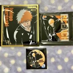 BLEACH WORLD アクリルコースター 缶バッジ 色紙 黒崎一護