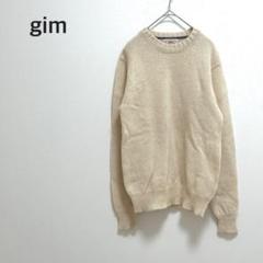新品未使用】GIM コットンニットアイボリー伊勢丹メンズ館
