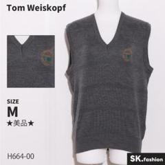★美品★ Tom Weiskopf トップス　ベスト　ニット　刺繍　ゴルフウェア