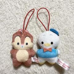 美品☆ ドリームマスコット ドナルド デール ディズニー ぬいぐるみ ストラップ