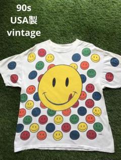 90s~USA製 vintage スマイルTee